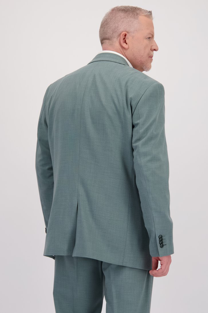 Gilet de costume vert-gris - comfort fit de Dansaert Black pour Hommes