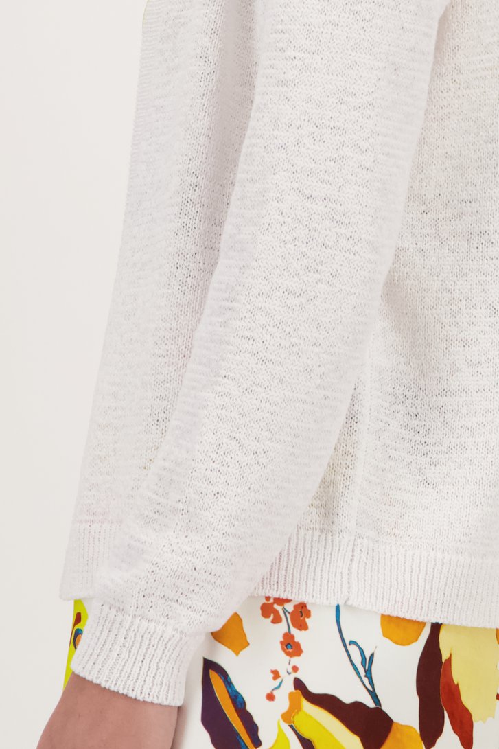 Détail de Gilet fin blanc  de Claude Arielle pour Femmes