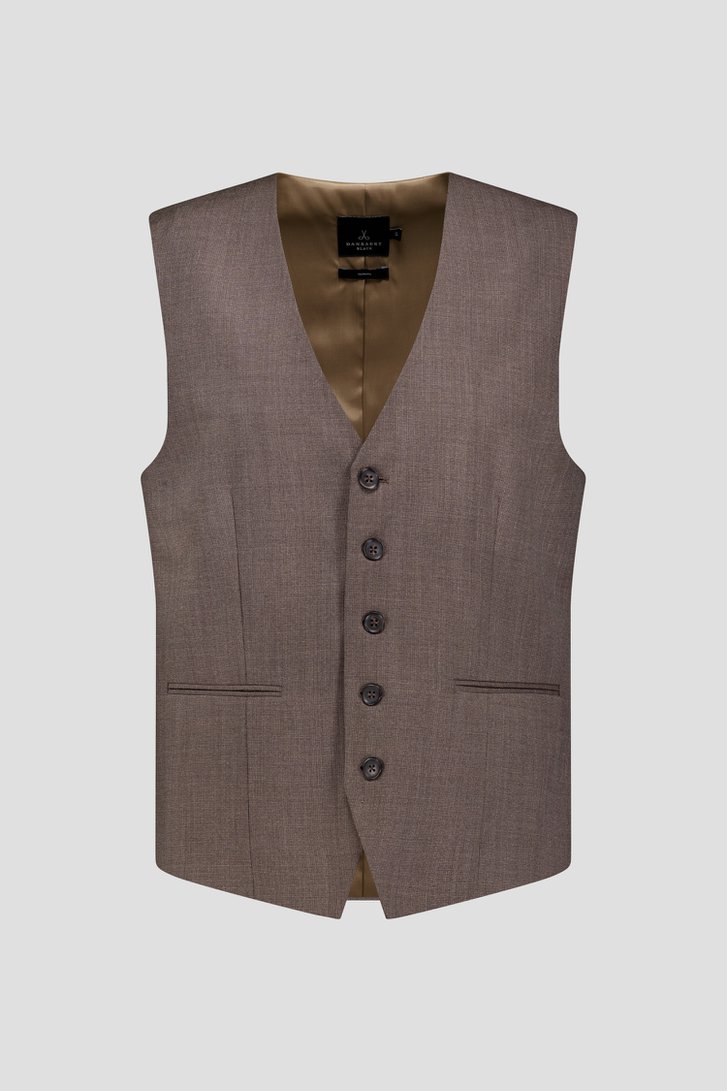 Photo produit 1 de Gilet marron - slim fit  de Dansaert Black pour Hommes