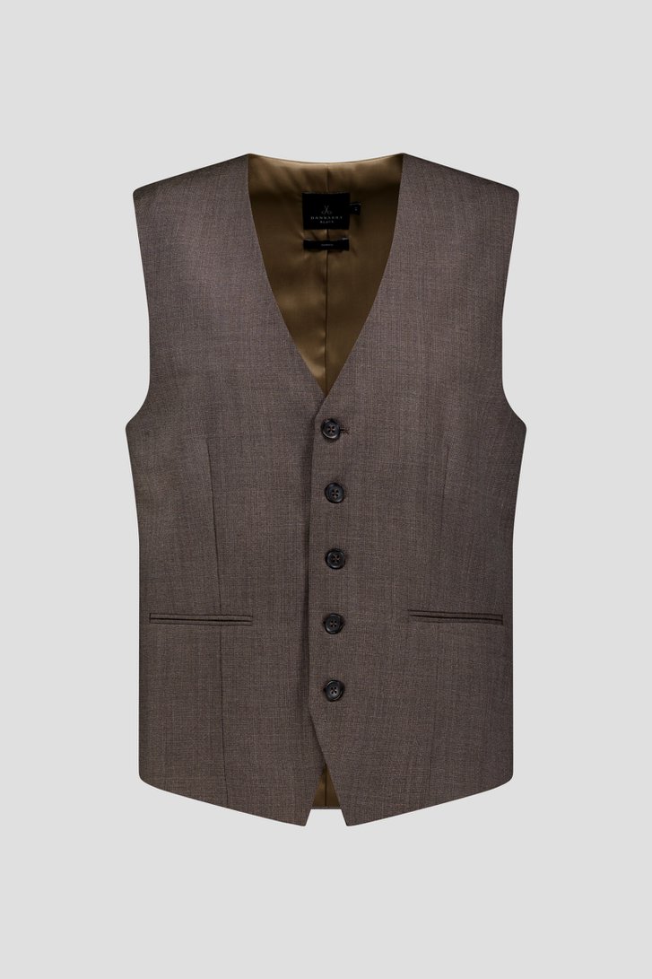 Photo produit 2 de Gilet marron - slim fit  de Dansaert Black pour Hommes