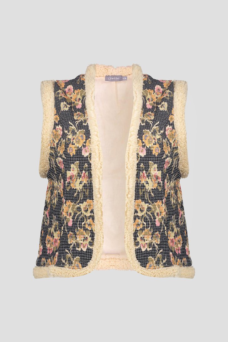 Photo produit 1 de Gilet sans manches à imprimé de Geisha pour Femmes