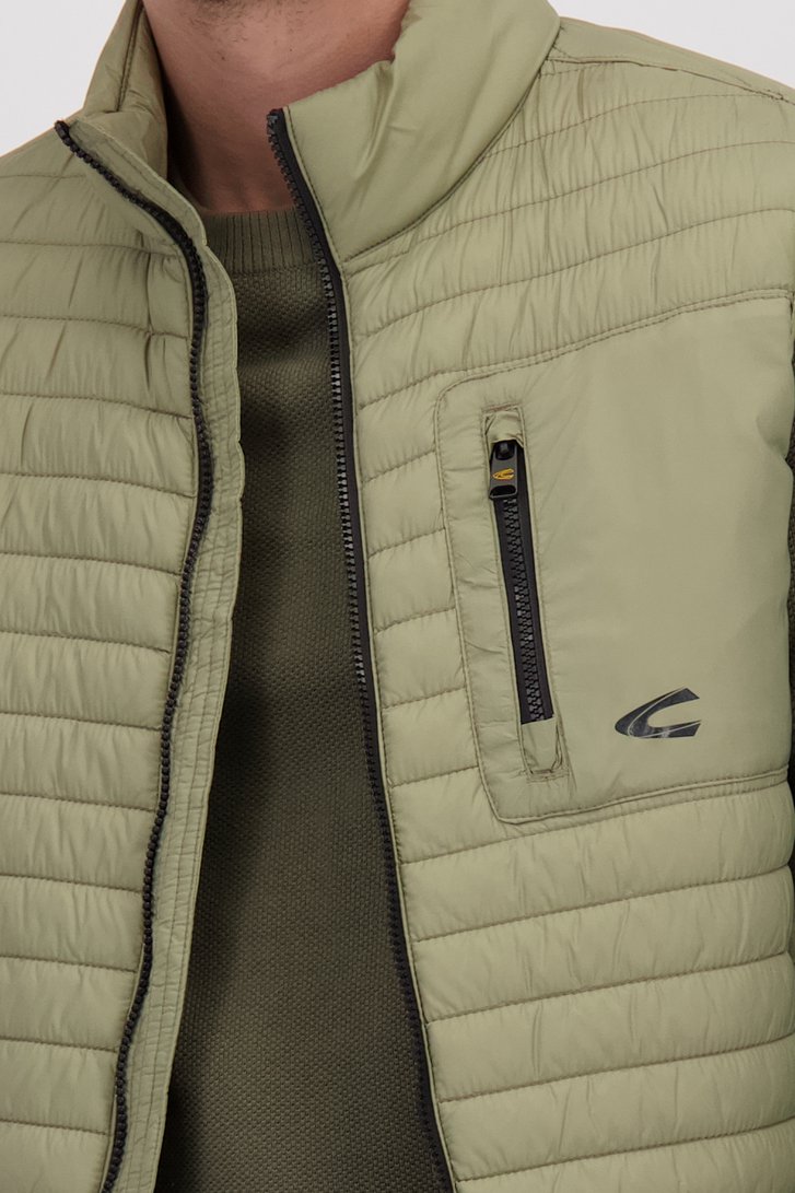 Détail de Gilet sans manches kaki de Camel active pour Hommes