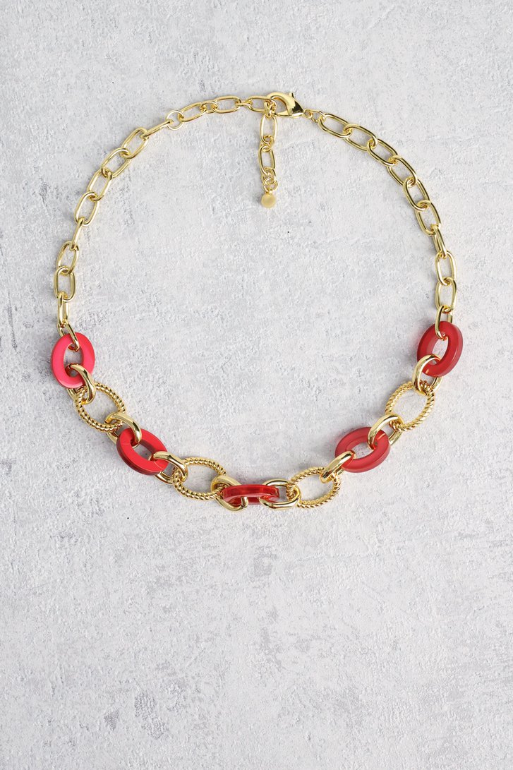 Goud-roze schakelketting van Liberty Island voor Dames
