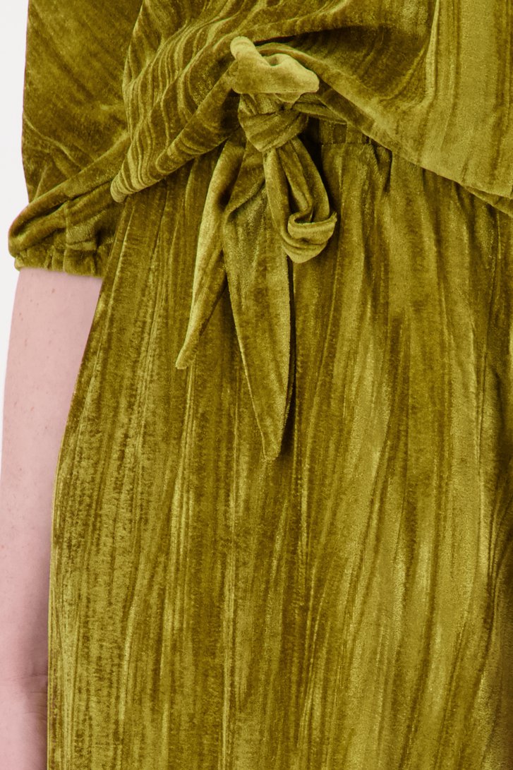 Goudkleurige fluwelen rok van Libelle voor Dames