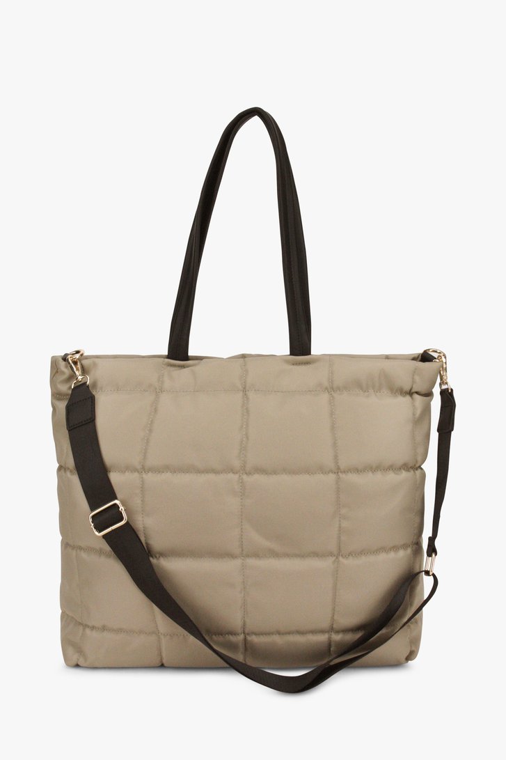 Grijs-groene shopper  van Modeno voor Dames