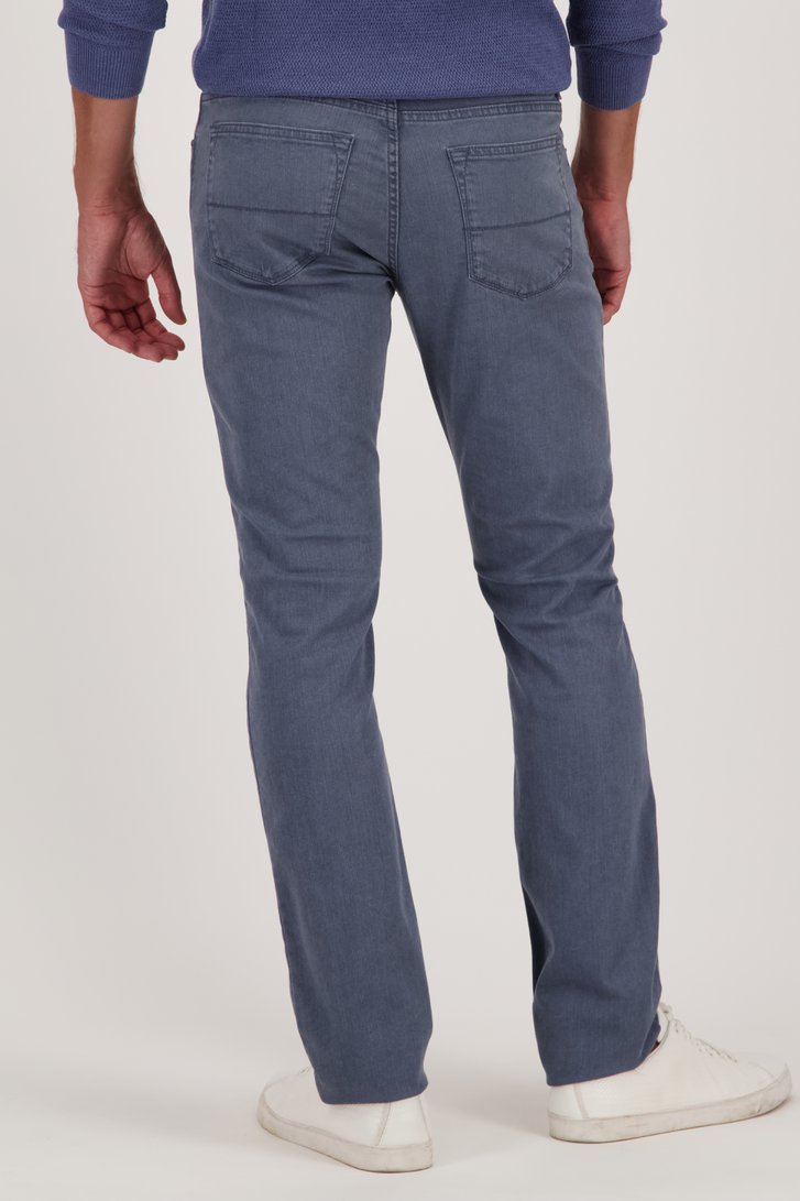 Grijsblauwe jeans - Jefferson - Slim fit van Brassville voor Heren