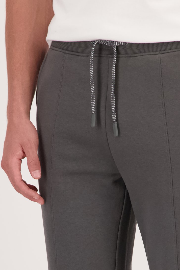 Detail van Grijsgroene joggingbroek door Liberty Island voor Heren