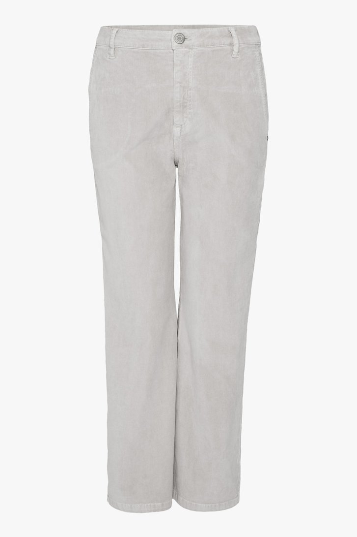 Nile Corduroy broek lichtgrijs casual uitstraling Mode Broeken Corduroy broeken 