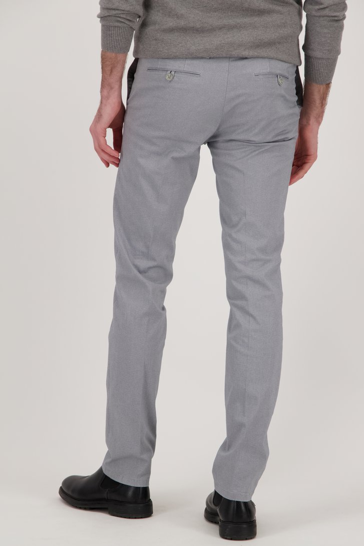 Grijze chino - Dallas - Slim fit van Brassville voor Heren