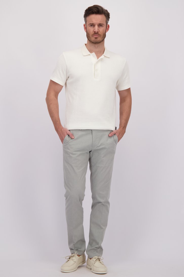 Voorkant van Grijze chino - Louisiana - regular fit door Brassville voor Heren