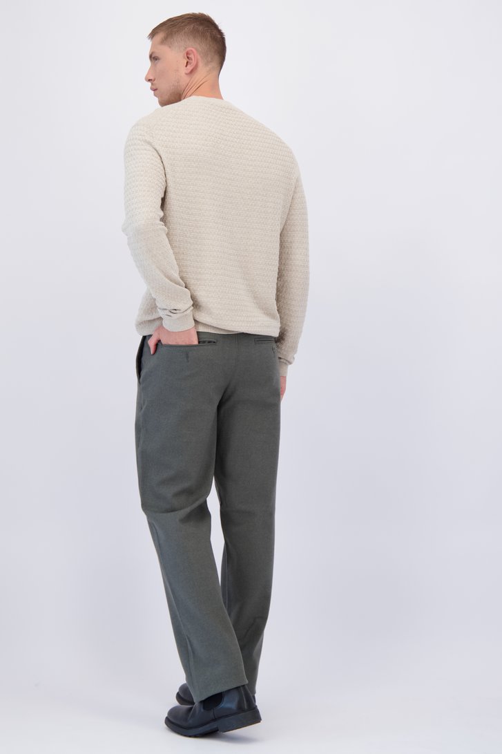 Achterkant van Grijze chino - Tapered fit  door Only & Sons voor Heren