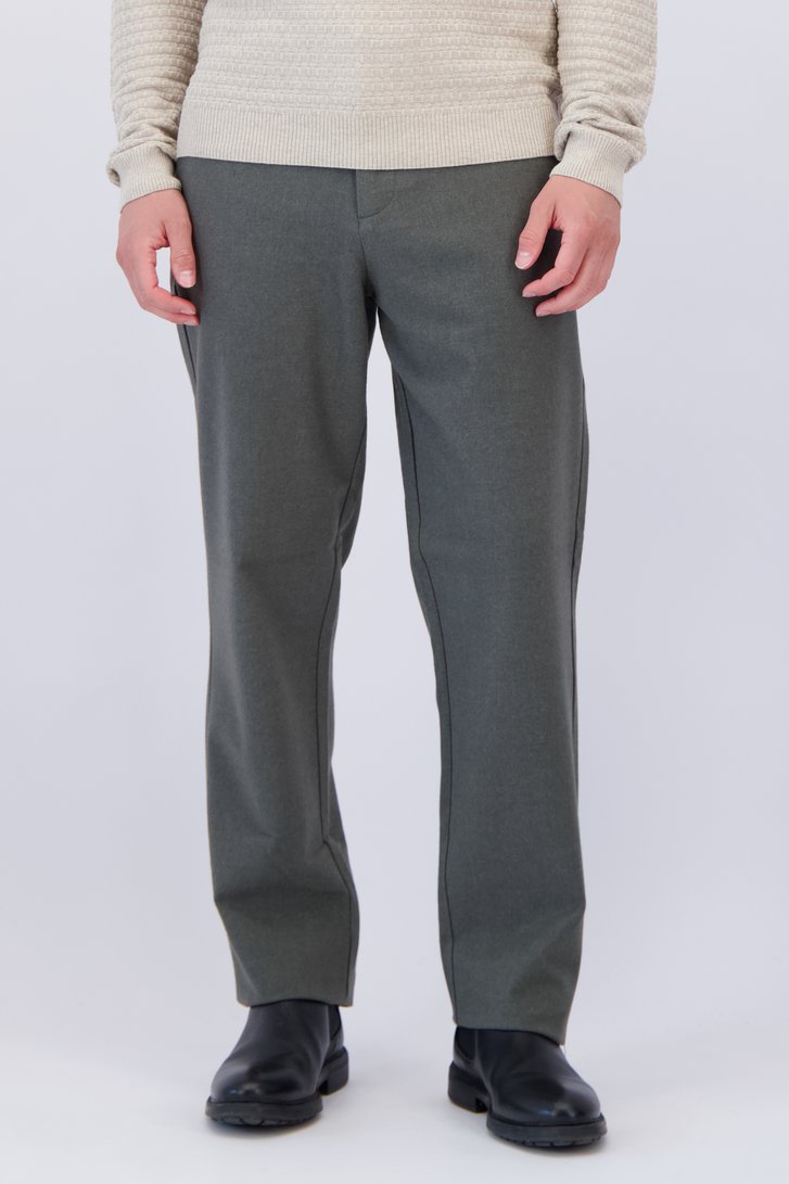 Detail van Grijze chino - Tapered fit  door Only & Sons voor Heren