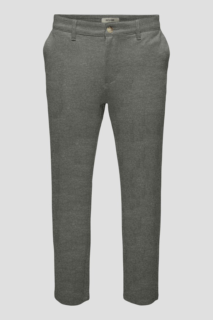 Productfoto 1 van Grijze chino - Tapered fit  door Only & Sons voor Heren
