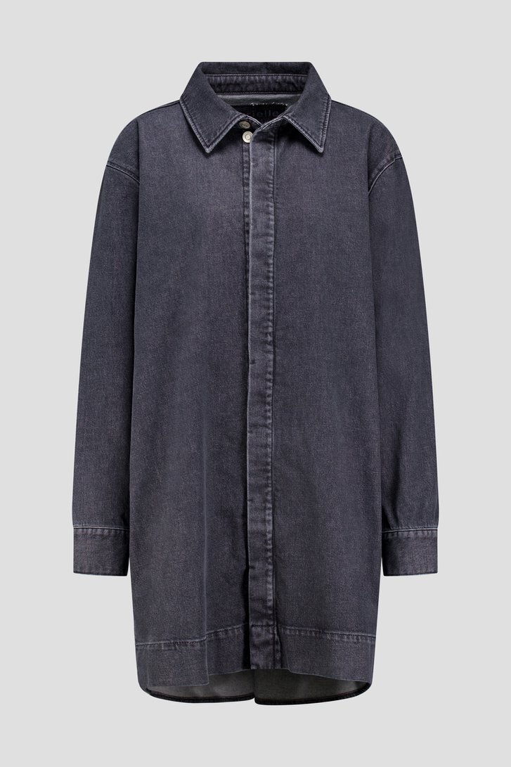 Productfoto 1 van Grijze denim hemdjurk door Murielle Victorine Scherre voor Dames