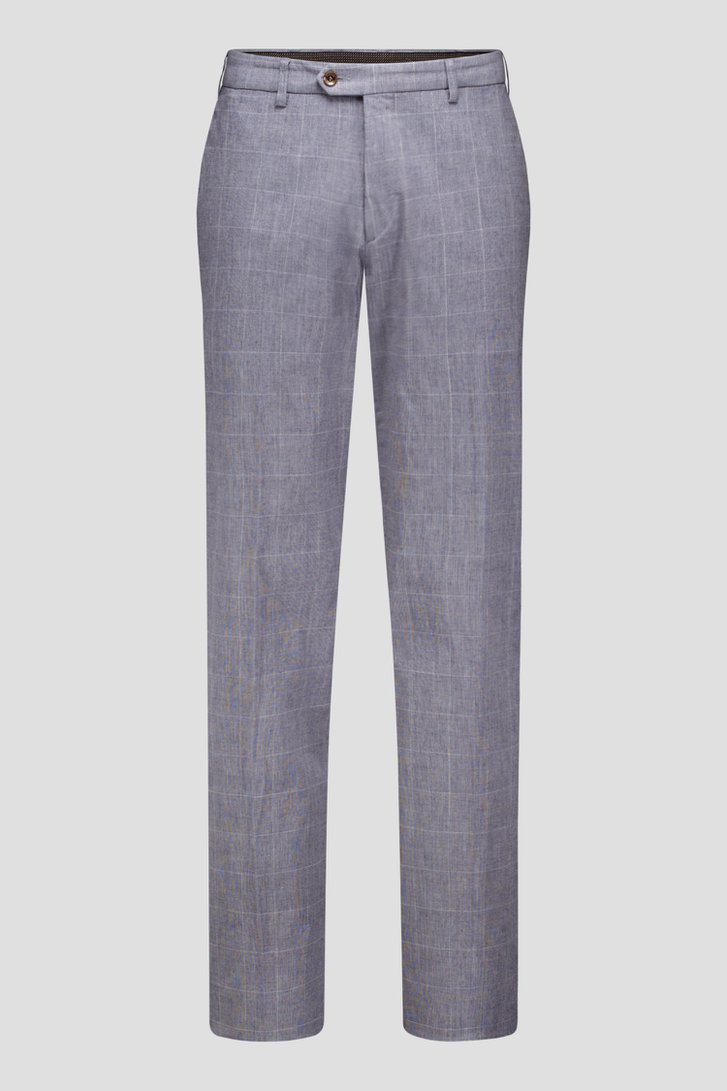 Grijze geruite chino - Vancouver - Regular fit van Brassville voor Heren