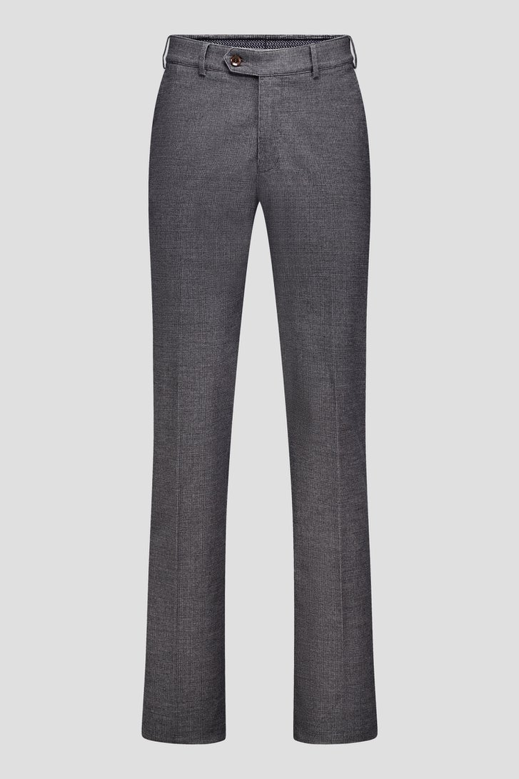 Productfoto 2 van Grijze geruite chino - Vancouver - Regular fit door Brassville voor Heren