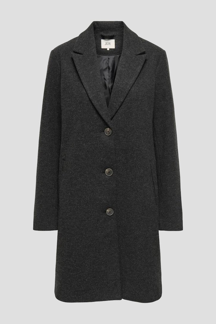 Productfoto 1 van Grijze halflange mantel door JDY voor Dames