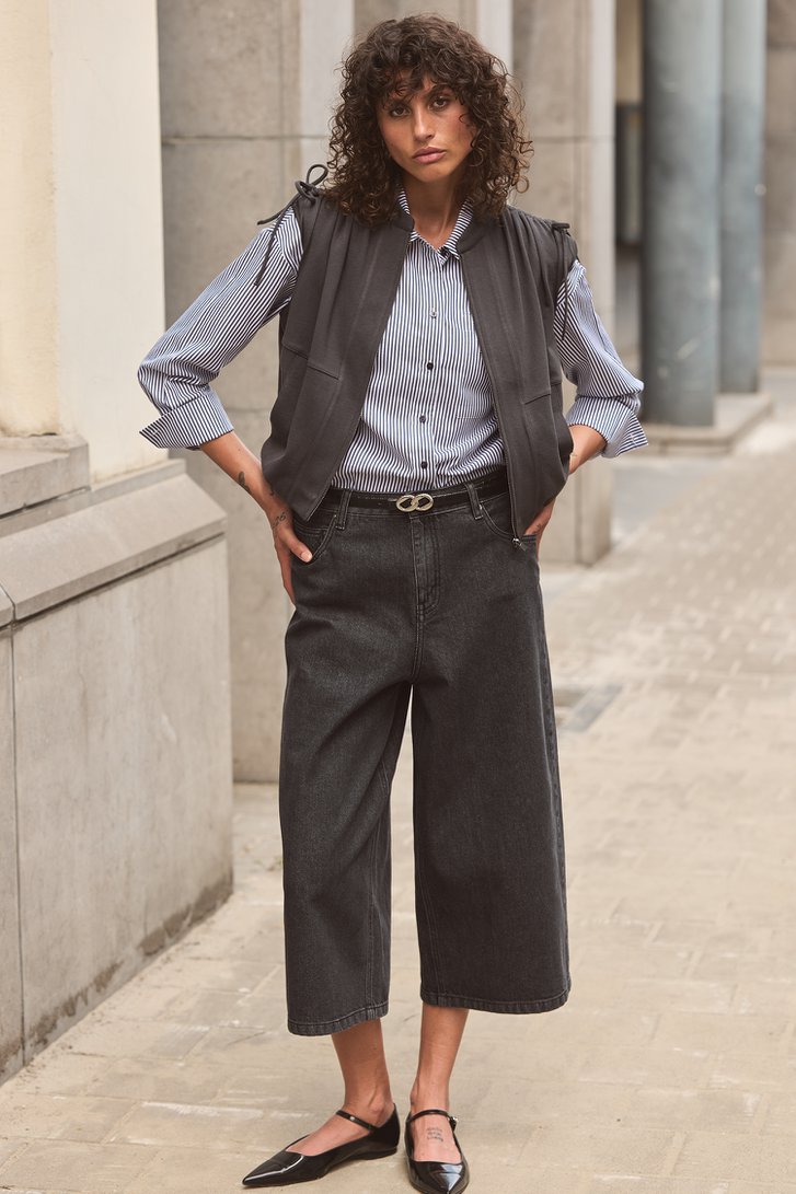 Extra foto 5 van Grijze jeans culotte  door Louise voor Dames