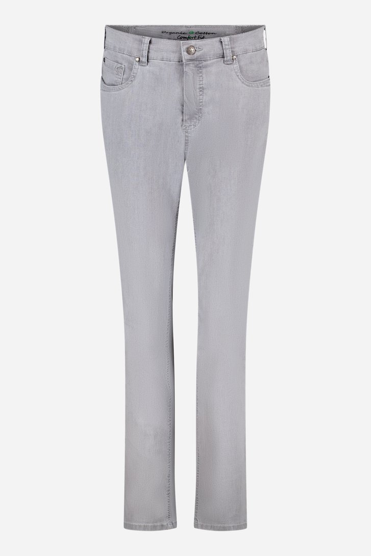 Grijze jeans met elastische taille - comfort fit van Anna Montana voor Dames