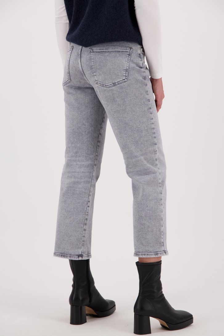 Grijze jeans - straight fit van Opus voor Dames