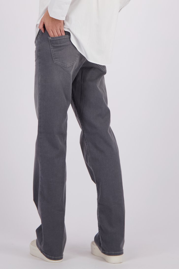 Achterkant van Grijze jeans - Wide leg fit door Angels voor Dames
