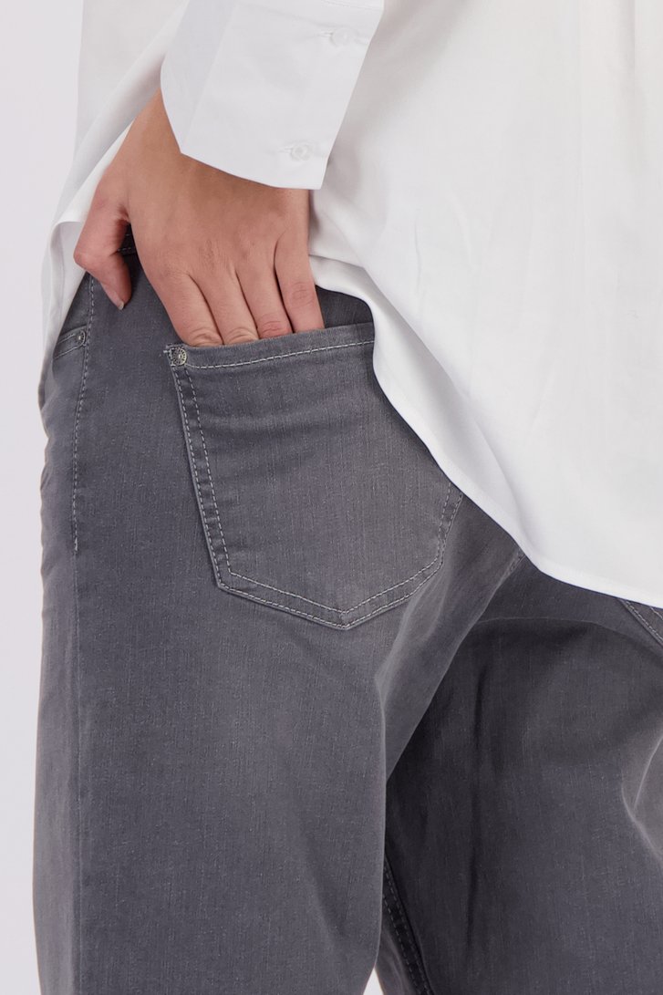 Detail van Grijze jeans - Wide leg fit door Angels voor Dames