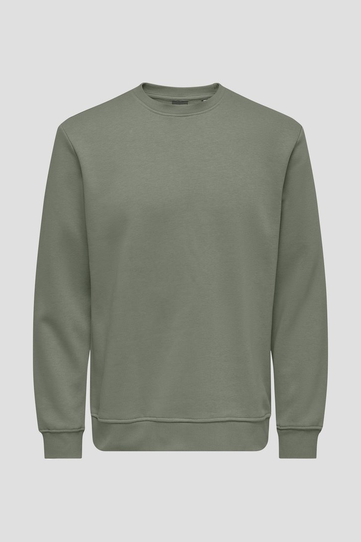 Productfoto 1 van Grijze sweater door Only & Sons voor Heren