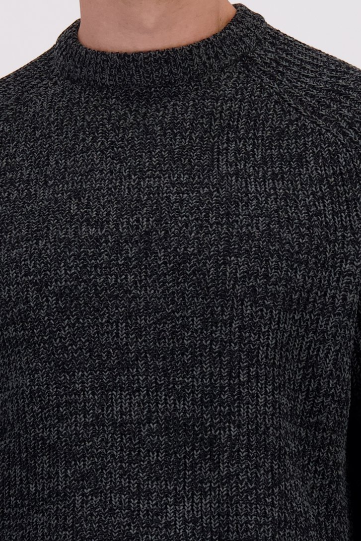Detail van Grijze trui met ronde hals door Only & Sons voor Heren