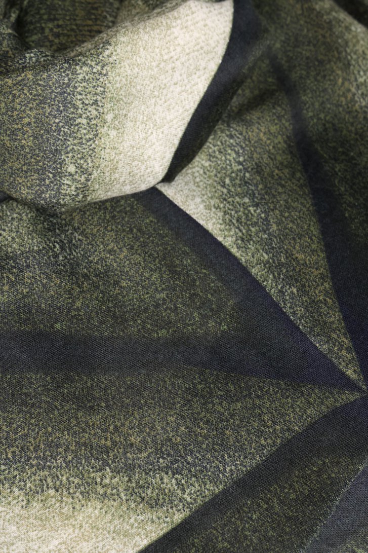 Productfoto 1 van Groen-beige sjaal met dégradé-effect door Liberty Island voor Dames