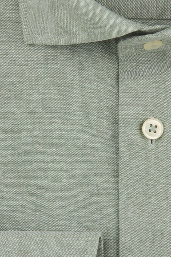 Productfoto 2 van Groen gemêleerd hemd - Slim fit  door Michaelis voor Heren