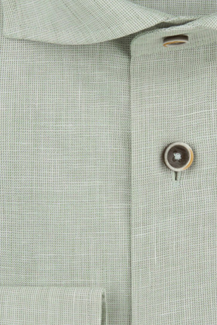 Productfoto 2 van Groen gemêleerd hemd - Slim fit  door Michaelis voor Heren