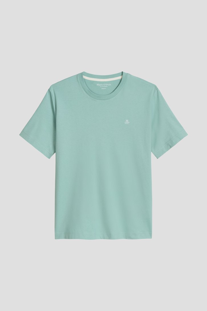 Productfoto 1 van Groen T-shirt in katoen door Marc O'Polo voor Heren