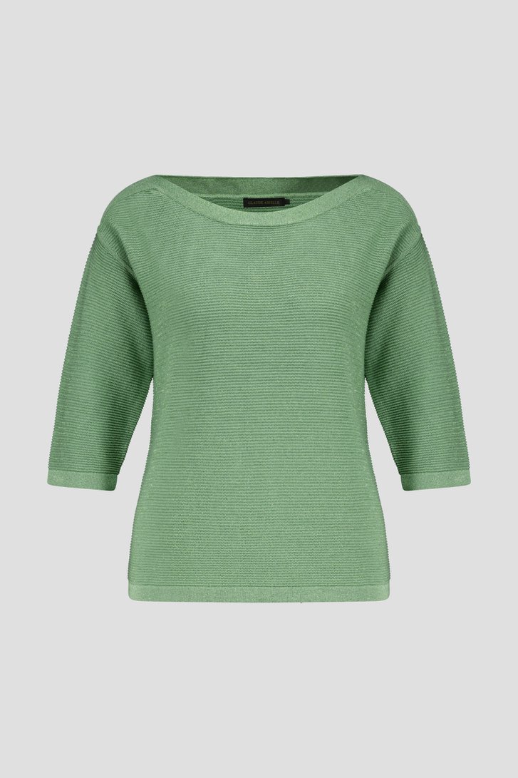 Groen truitje met glitter van Claude Arielle voor Dames
