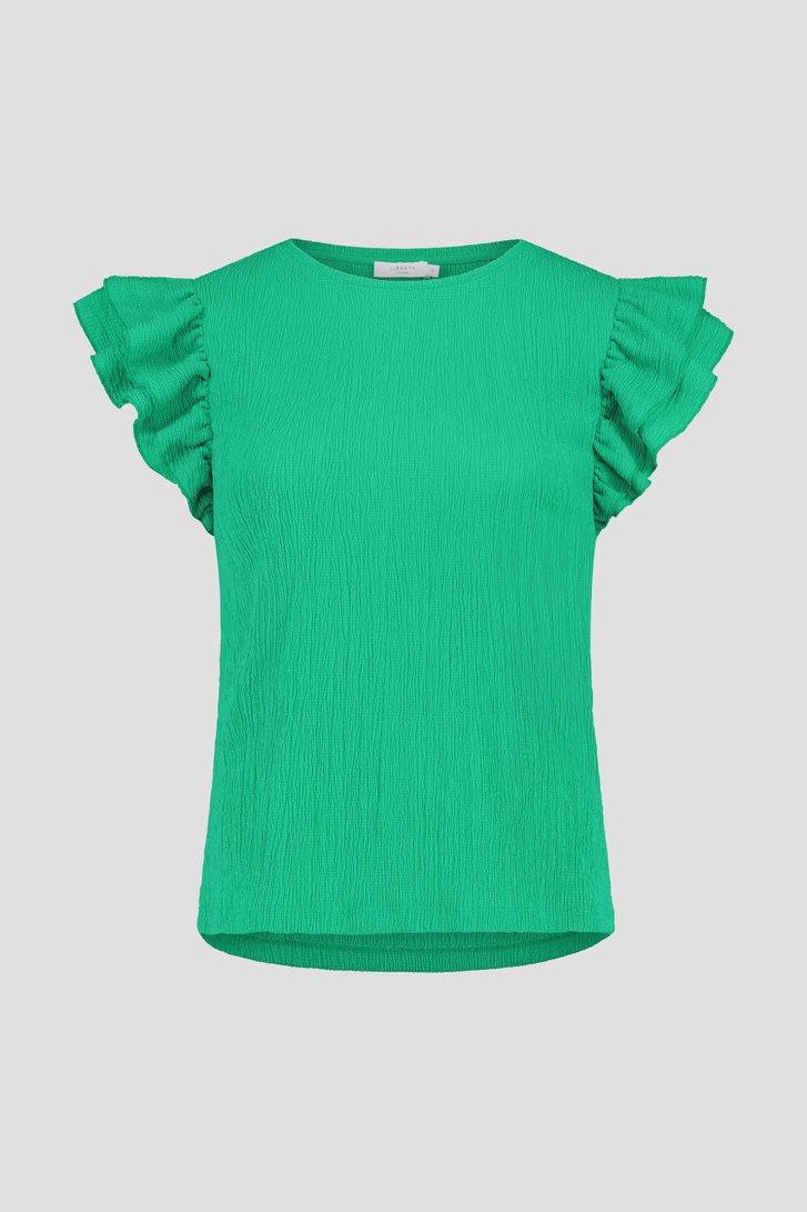 Groene blouse met rushes van Liberty Island voor Dames