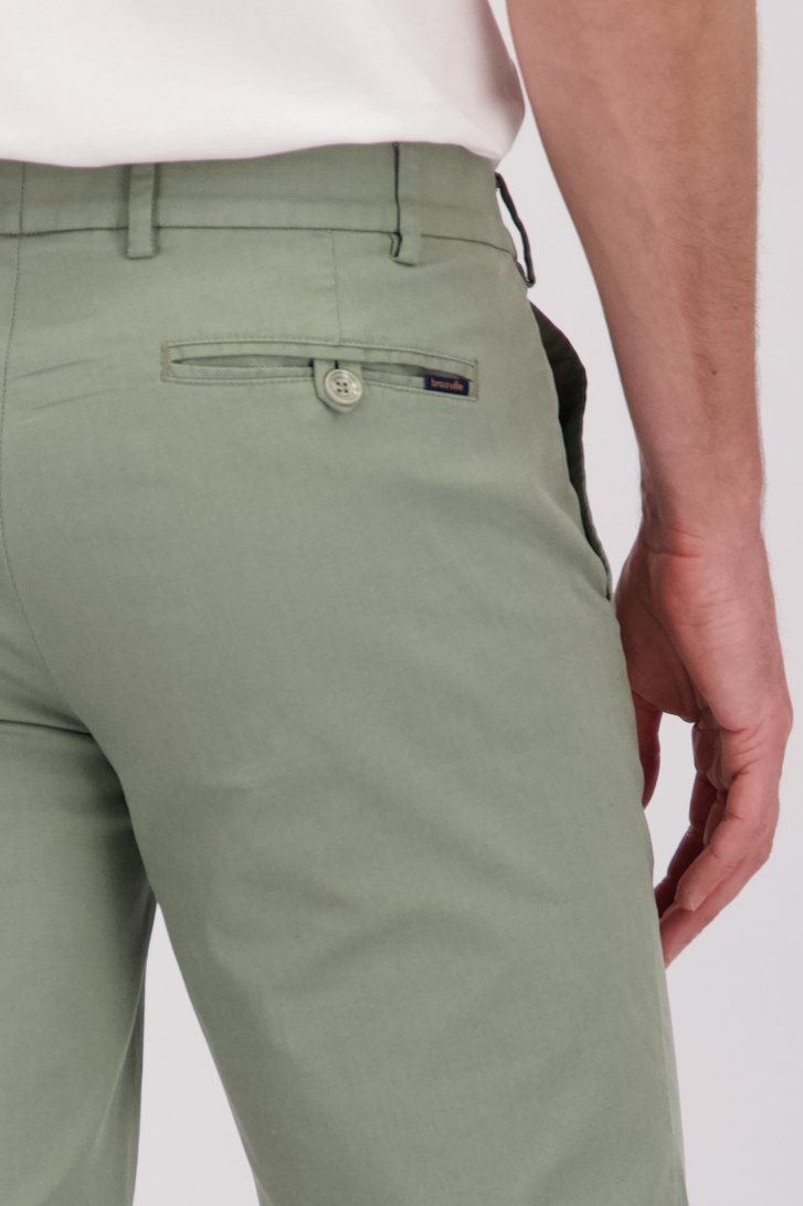 Groene chino - Louisiana - Regular fit van Brassville voor Heren
