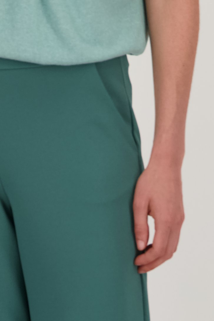 Groene culotte met stretch van Liberty Island voor Dames