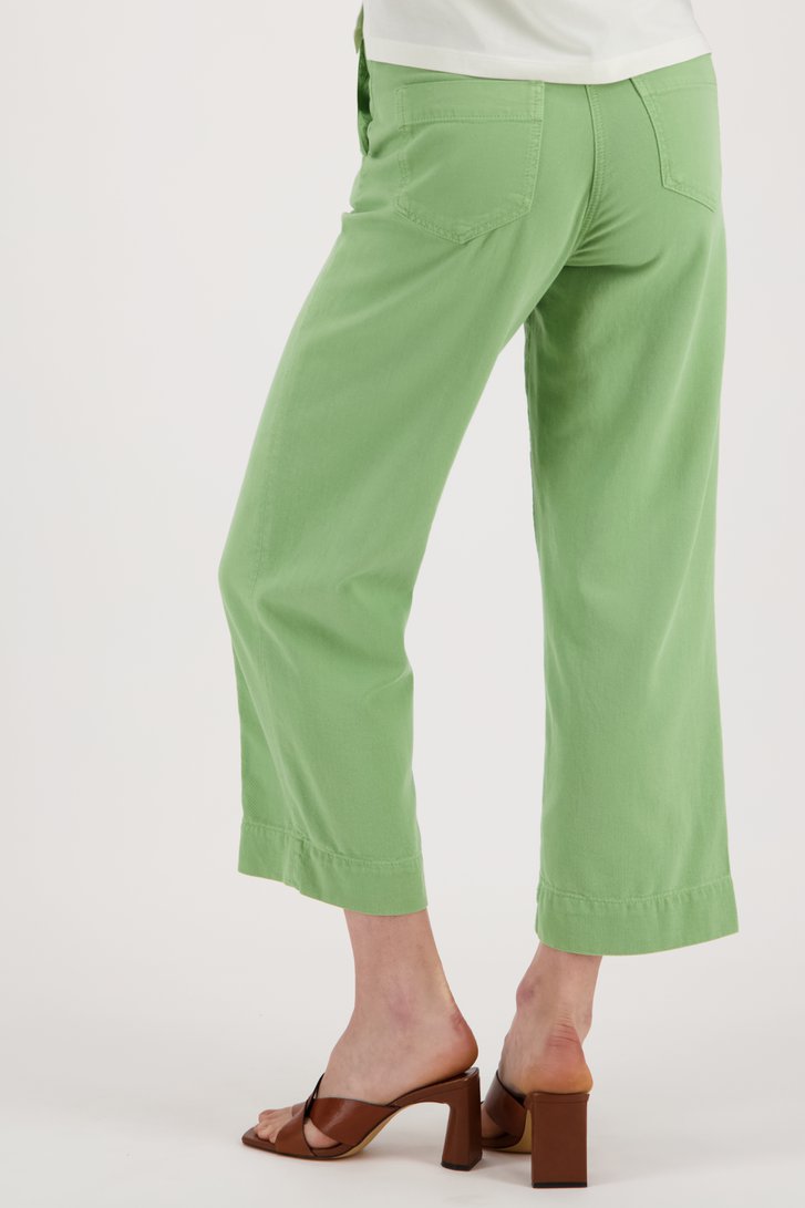 Groene jeans - straight fit van Liberty Loving nature voor Dames
