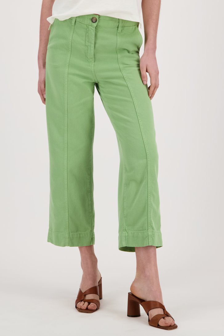 Groene jeans - straight fit van Liberty Loving nature voor Dames