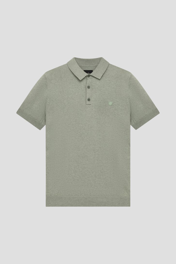 Productfoto 1 van Groene katoenen polo door Bluefields voor Heren