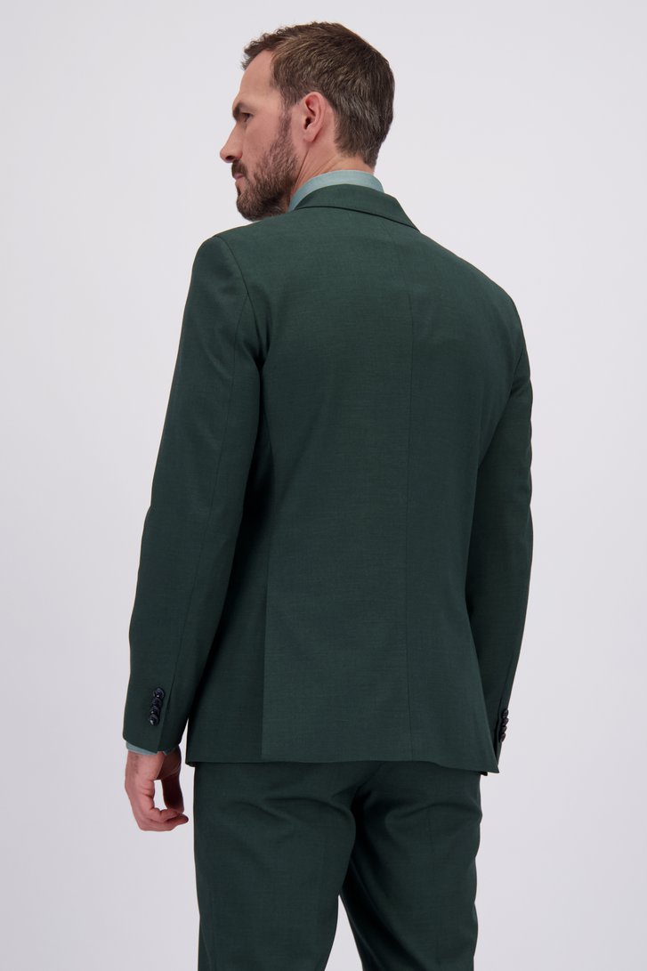 Achterkant van Groene kostuumvest - Regular fit door Dansaert Black voor Heren