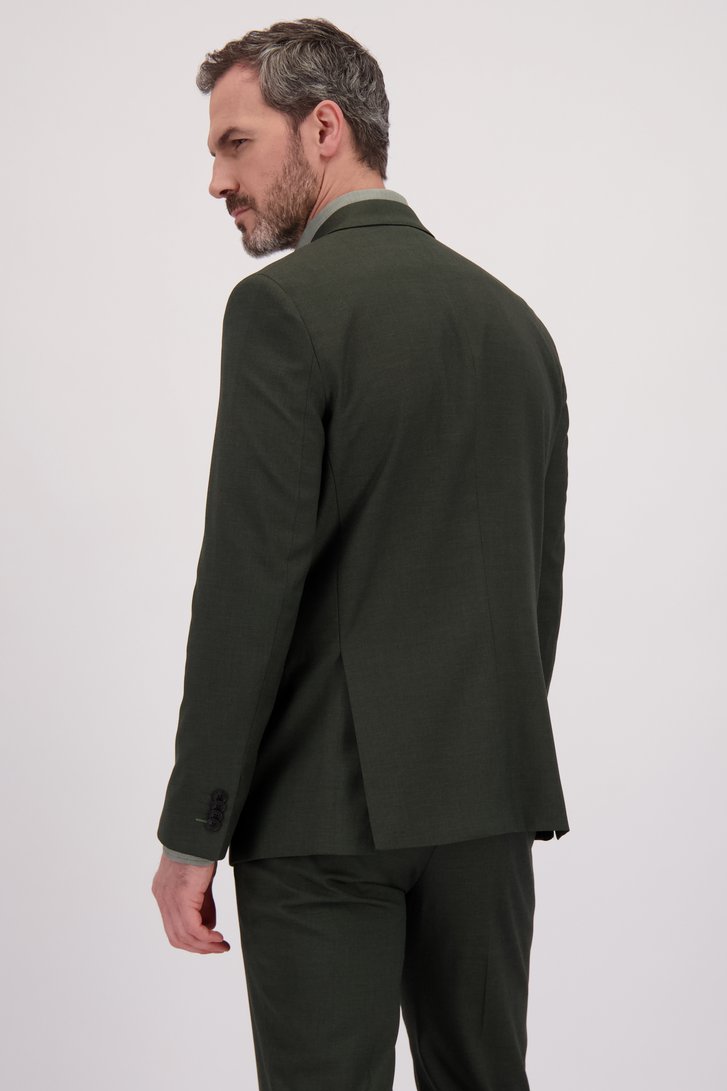 Achterkant van Groene kostuumvest - Regular fit - Roosevelt door Dansaert Black voor Heren