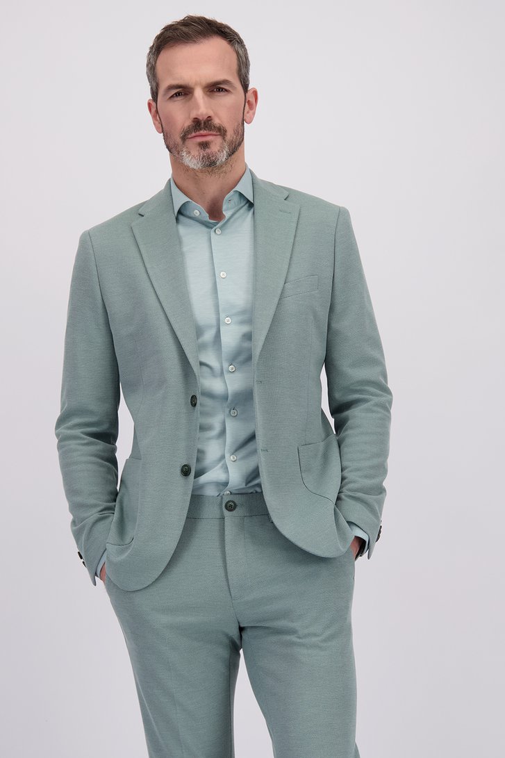 Voorkant van Groene kostuumvest - Slim fit door Dansaert Black voor Heren