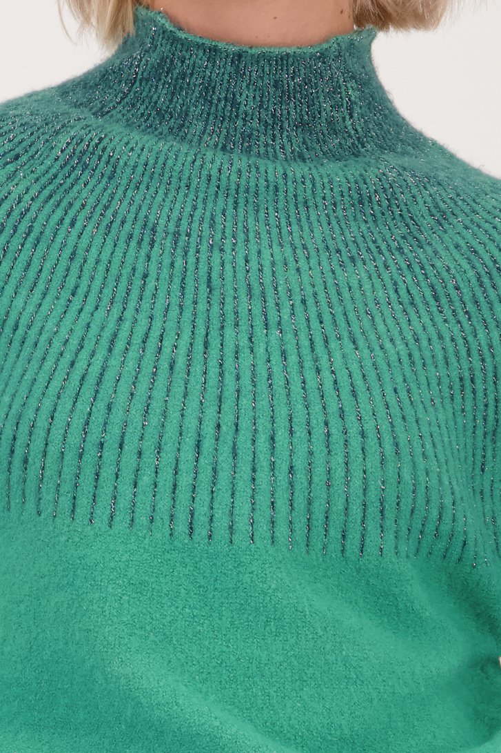 Groene trui met glitter van Libelle voor Dames
