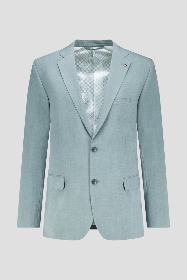 Productfoto 1 van Groengrijze kostuumvest - Comfort fit door Dansaert Black voor Heren