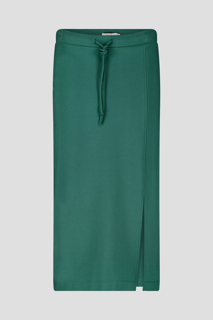 Halflange, blauwgroene rok van Libelle voor Dames