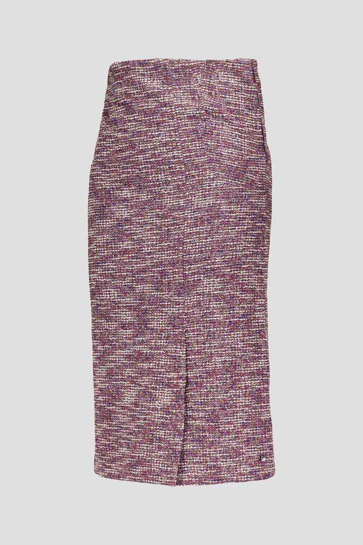 Halflange bouclé rok van Claude Arielle voor Dames