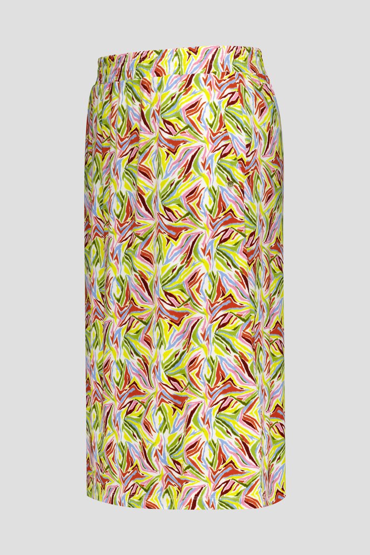 Halflange rok met kleurrijke print  van Claude Arielle voor Dames