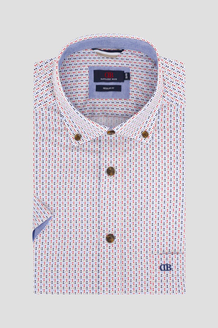 Productfoto 1 van Hemd met fijne kleurrijke print - Regular fit  door Dansaert Blue voor Heren