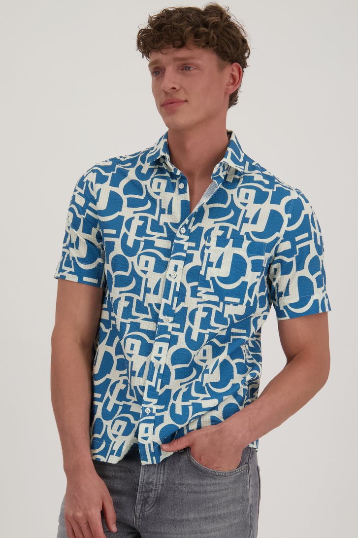Hemd met geometrische print - Regular fit van Casual Five voor Heren