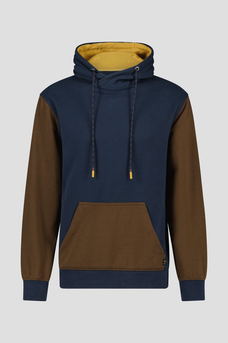 Hoodie met colour block van Ravøtt voor Heren